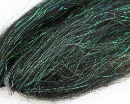 Flash Icelandic Sheep Hair, Black Peacock